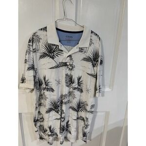 Chaps Men's Short Sleeved Everyday  Polo XL Tropical
